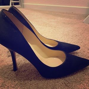 Black satin Jimmy Choo